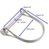 2 Pack Safety Coupler Pin 1/4" x 1.97"(6.3mm x 50mm),