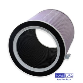 PUREBURG Replacement Filter Compatible with Acerpure AC551-50W, Acerpure pro AP551-50W, Acerpure Pro Classic AP552-10W AP352-10W Air Purifier Model # ACF173/ACF275, 4-Stage Filtration High Efficiency
