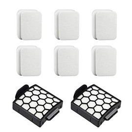 6 Foam Filter + 2 Hepa Filter Replacement for Shark ZU62 ZU60 NV255 NV150 NV251 NV151 Navigator Rotator Pet Pro Upright Vacuum Part 1238FT60 1239FT60