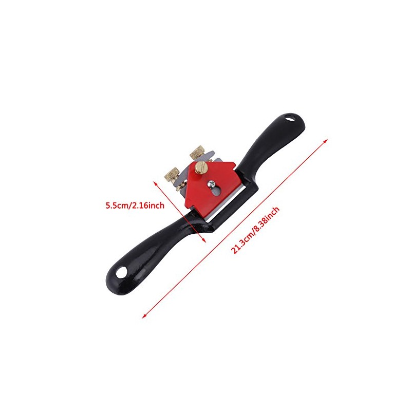 Spoke Shave Flat Base, 9'' Metal Blade Wood Working Adjustable