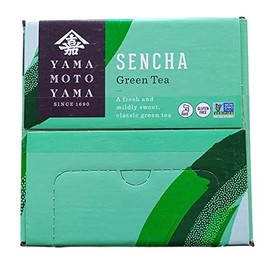 Yamamotoyama Sencha Green Tea Bags, Value Pack, 90 Tea Bag Count, Caffeinated
