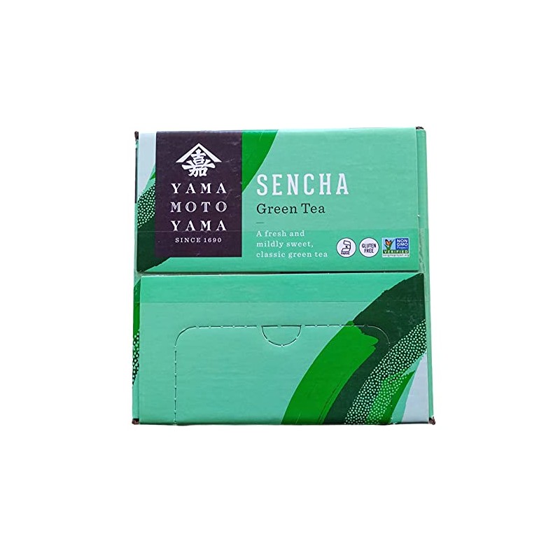 Yamamotoyama Sencha Green Tea Bags, Value Pack, 90 Tea Bag