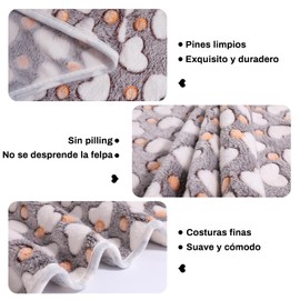 COMSLE Washable and Fluffy Dog Blanket for Dogs and Cats, 3 Packs Soft and Warm Fleece Blankets for Small Dogs and Medium Cats, Blanket for Pets, Mattress for Sofa Bed