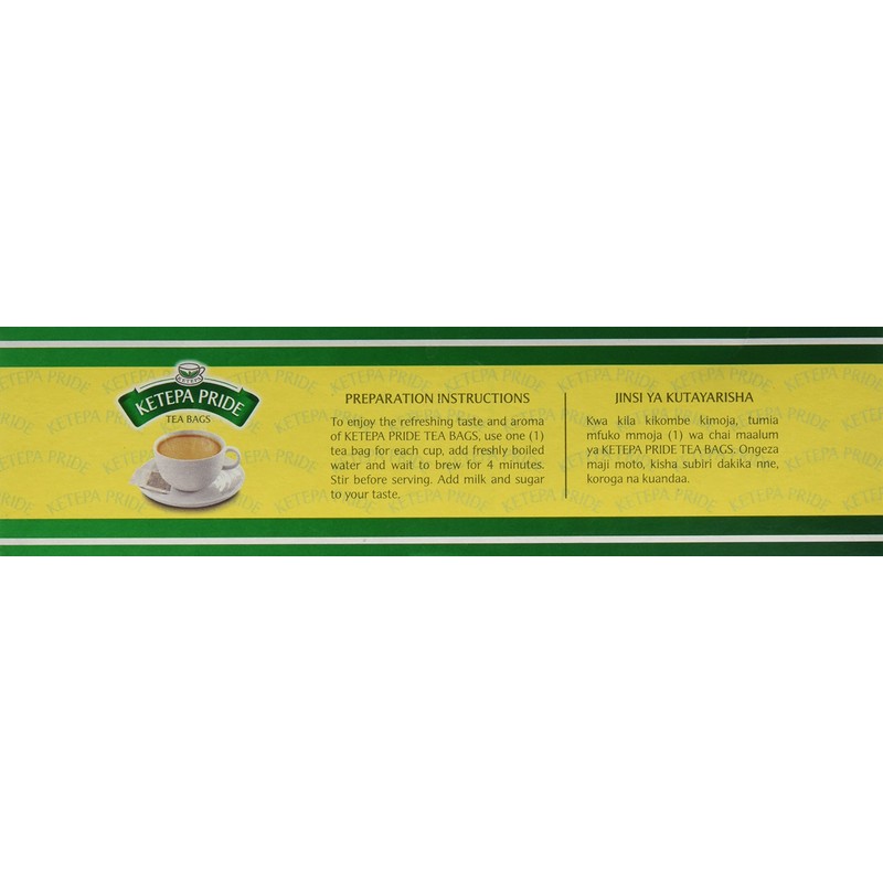 Ketepa Pride Standard Pack, 200 g, 100 Tag Less Teabags