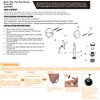 Artiwell Tip-Toe Bathtub Drains Trim Set with Two-Hole Overflow Faceplate,