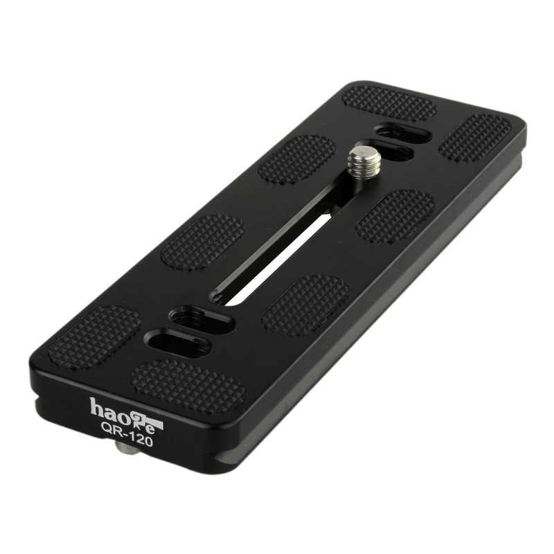 Haoge 120mm QR Quick Release Plate Dual Dovetail and D-Ring