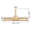 TA-VIGOR Tee Brass Barb Reducer Fitting, 3 Way Splitter Connector