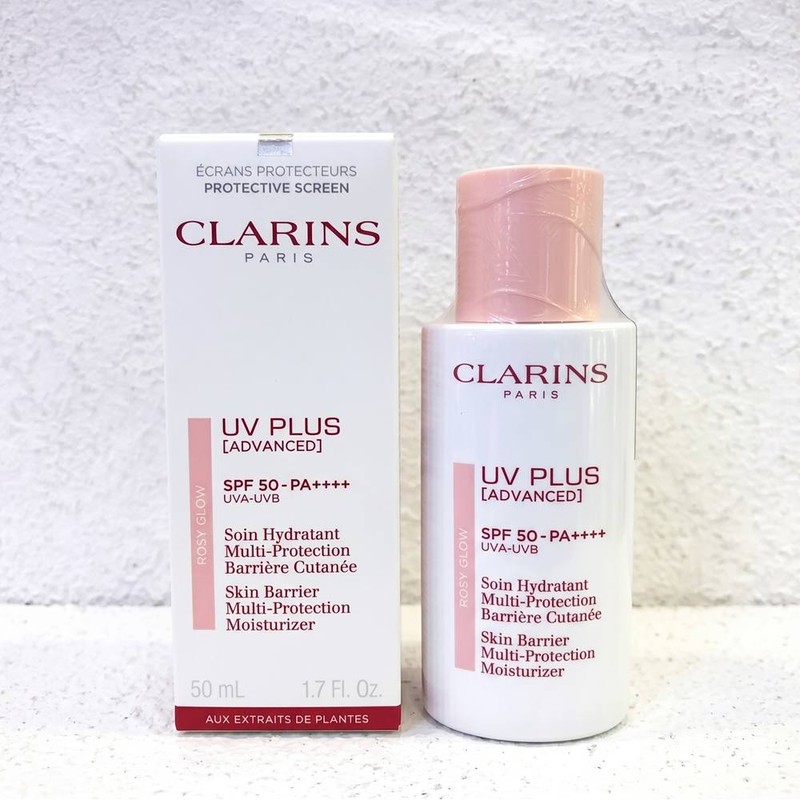 Clarins [1+1]Clarins Sun Cream UV Plus Advanced NEW/Rosy Glow 50mlx2