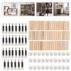 Cam Fittings Set with Dowel Pre Inserted Nut for Cabinet