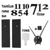 Frameless DIY Wall Clock Modern Mirror Wall Sticker for Home