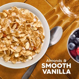 Kellogg's Special K Vanilla and Almond Breakfast Cereal, Good Source of Fiber, Large Size, 16.1 oz