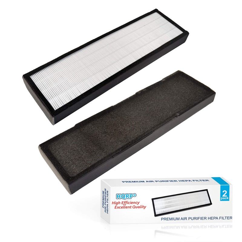 HQRP 2-Pack True HEPA Filter compatible with InvisiClean IC-6022, Invisi-Clean