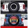 Compatible with Ford Bronco Spare Tire Cover, Digitally Printed Custom