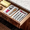 Madesmart Mini 5-Compartment Premium Antimicrobial Plastic Silverware Tray for Drawers,