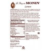 Monin Lemon Syrup, 33.8-Ounce Plastic Bottle (1 liter)