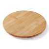 Oridom 10 Inch Bamboo Lazy Susan Organizer Turntable for Kitchen