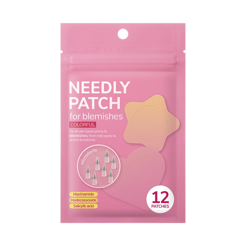 NEEDLY Patch for Blemishes Colorful 12P - NEEDLY Patch for