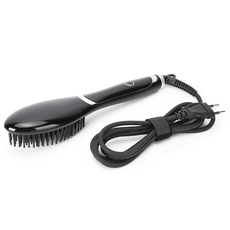 Hair Straightener Comb Ceramic Anion Temperature Control Hair Straightener Brush