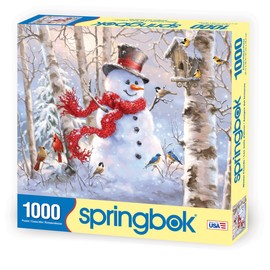 Springbok's 1000 Piece Jigsaw Puzzle Winter Friends, Multi