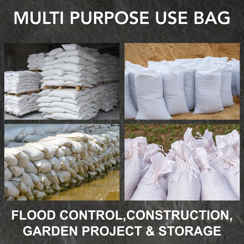 PRIMES DIY Strong Woven Rubble Builder PP Bags with liner,