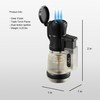 Visol Tiny Butane Torch Lighter Triple Flame Refillable Gas Lighter,