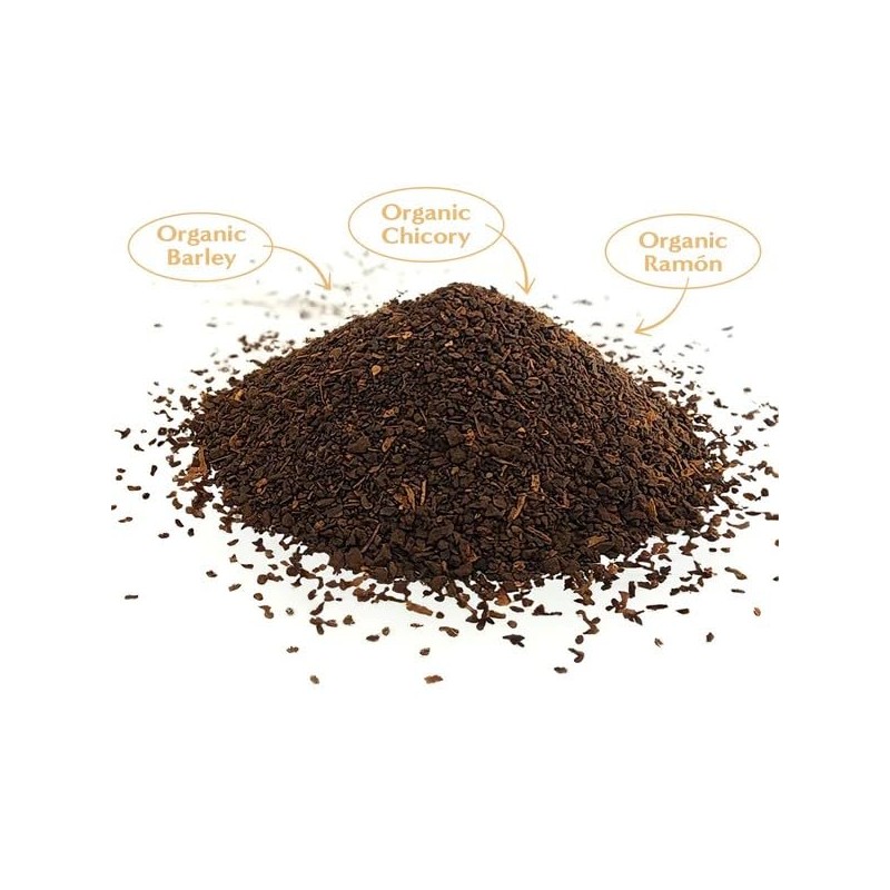 Teeccino French Roast Chicory Coffee Alternative - Ground Herbal Coffee