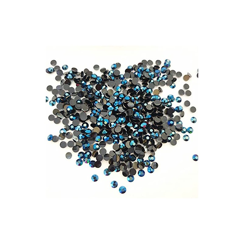 MajorCrafts 500pcs 6.5mm ss30 Jelly AB Flat Back Round 14