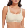 YEOREO Womens Everyday Bra Scoop Wireless Bralette No Underwire Corriney