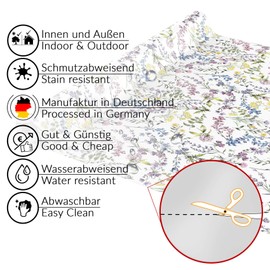 Anro Oilcloth Wax Tablecloth, Washable