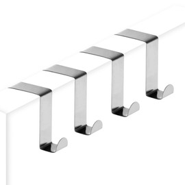 Minismus Door Hooks for Hanging – Coat Hooks Door Hanging – Door Clothes Hooks – Hook Rail – Door Coat Rack – Hook Door (Pack of 4)