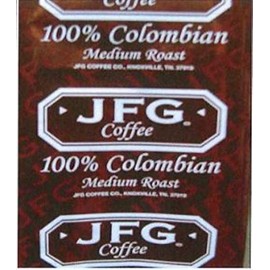 JFG Medium Roast 100 Percent Colombian Portion Pack Coffee, 1.75 Ounce - 72 per case.