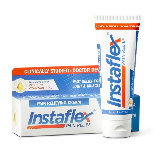 Instaflex Pain Relief Cream Delivers Clinically Studied Pain Relief from Arthritis, Back Pain, Strains and Joint and Muscle Pain (4 oz)