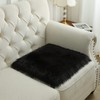 Softlife Blue Faux Fur Sheepskin Chair Cover Seat Cushion Pad