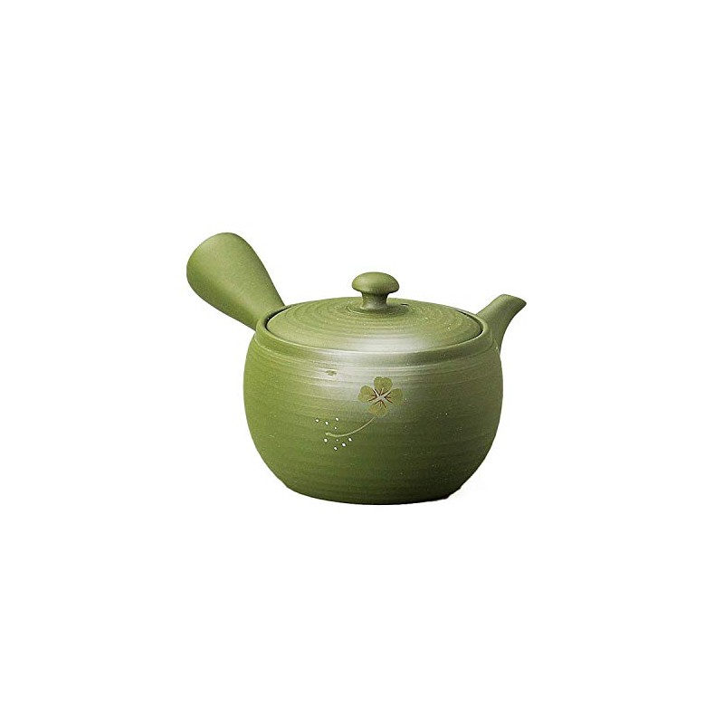 Yamaki Ikai Tokoname Ware F712 Bamboo Spring Green Mud Bowl