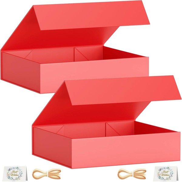 eascity Pack of 2 Gift Boxes, 30 x 15 x