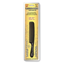 Carbon Comb 3mm (Length: 185mm Width: 27mm Thickness: 3mm, Clipper Comb with Handle)