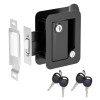 Unbranded Black RV Paddle Entry Door Lock Latch Handle Knob
