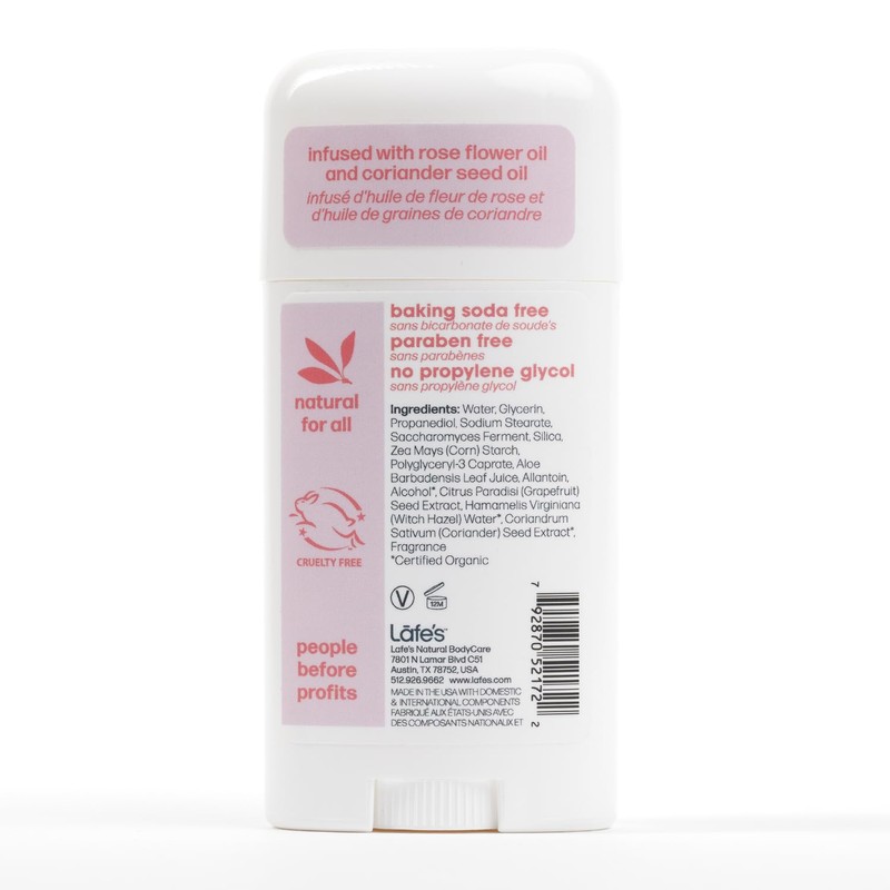 Lafe's Natural Deodorant | 2.25oz Aluminum Free Natural Deodorant Stick