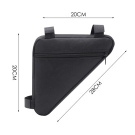 UOPJDD 2 Pieces Triangular Storage Bag, Bicycle Frame Bag, Bicycle Accessories, Water Resistant Storage Bag