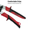 Teng Tools Aviation Tin Snips - Offset/Left Cut Regular Tin