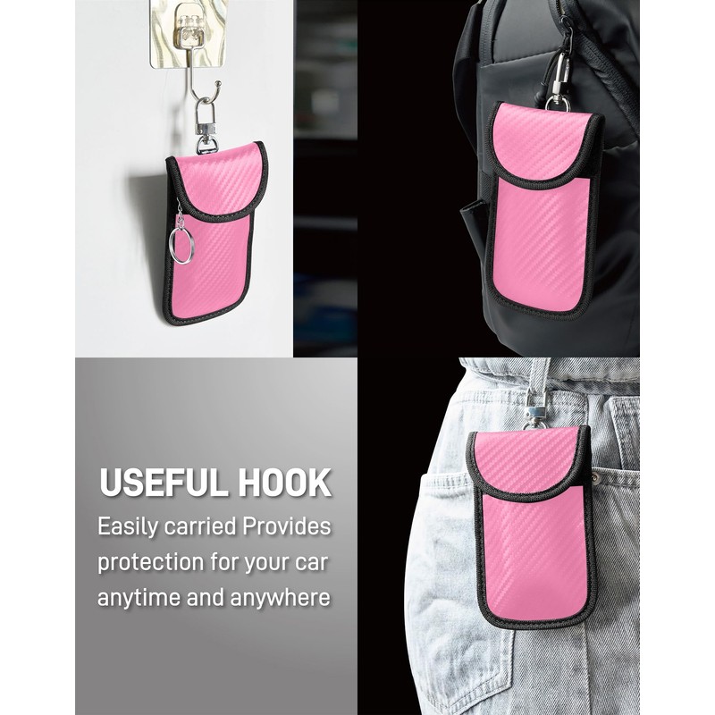Vammcht Upgraded Faraday Bag for Key Fob (2 Pack), Premium