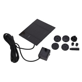 Solar Water Pump Maximum 120cm Head 70cm Height Dry Operation Protection Solar Powered Fountain Pump with 6 Nozzles