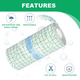 Rayyl Tattoo Folie Tattoo Pflaster 15cm x 2m, Rayyl Tattoo Folie Heilung Wasserdichte Klebebandage f1r Tattoo Aftercare Second Skin Tattoo