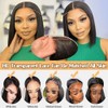 Lace Front Bob Wigs Human Hair Pre Plucked Glueless 13x4