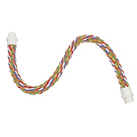 34 Inch Flex Rope (Large) - Bendable Fun Climbing Perch Cage Accessory Toy - Sugar Gliders, Squirrels, Prairie Dogs, Degus, Marmosets, Monkeys, Parrots, Birds, Rats & Other Small Animals