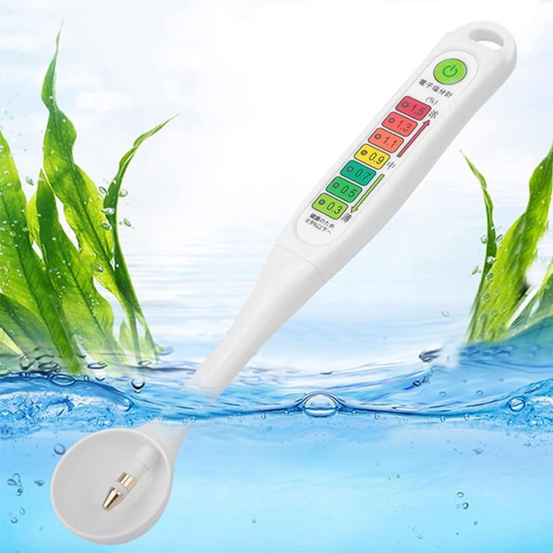 STOBAZA Digital Salinity Tester, Handheld Salinity Meter with LED Display