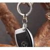 TISUR Titanium Key Ring, Stylish, Car Smart Key, 360° Rotating