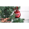 Rae Dunn Christmas Ornaments - Set of 6 Glass Balls