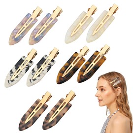 10 Pcs No Crease Hair Clips No Bend Hair Pins Curl Clip, Creaseless Hair Clips Makeup Hair Clip Hairdressing Hairpins for Girls Women