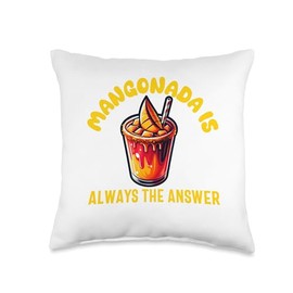Mangonada Mango Chamoy Mexican Candy Comida Mexicana Mexico Throw Pillow